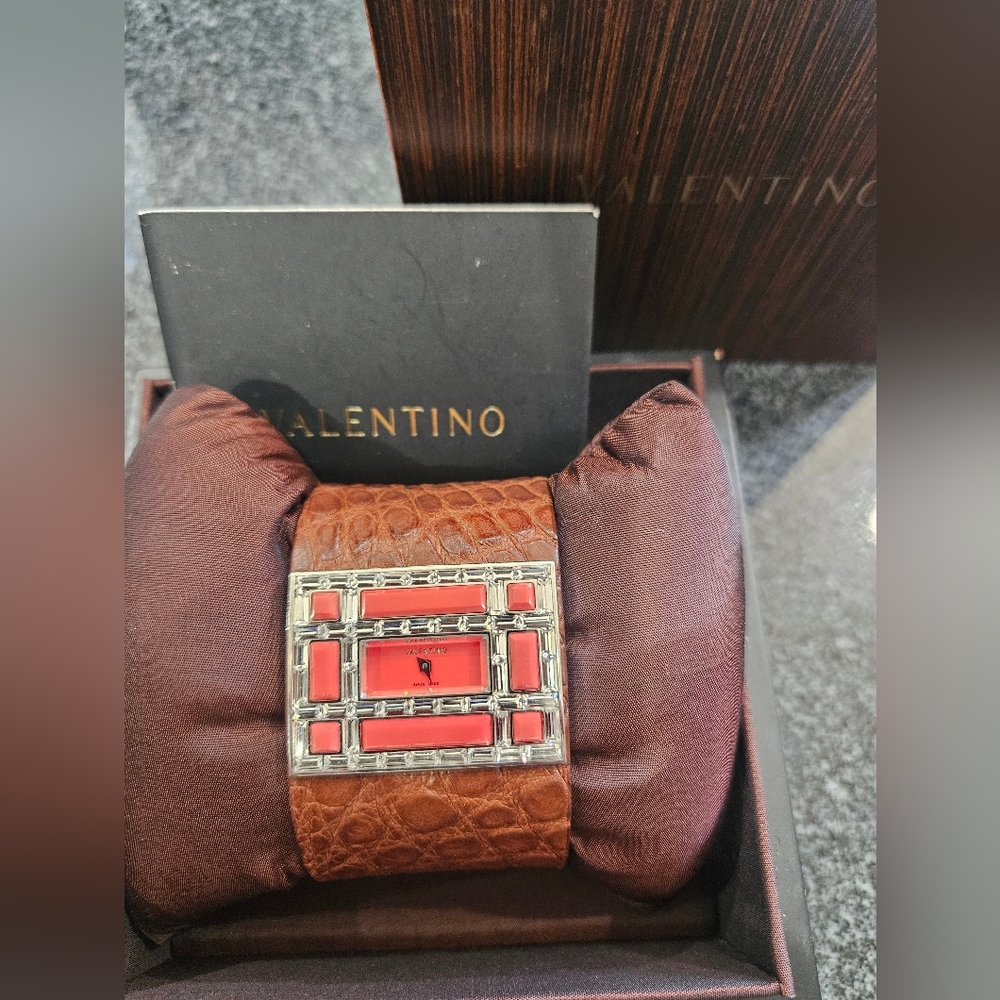 Valentino Cuff Watch ( needs battery)
